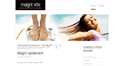 Desktop Screenshot of maigrir-rapidement.com